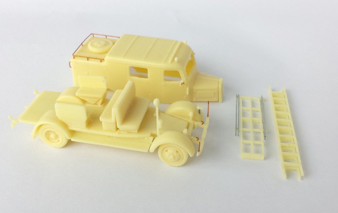 High Quality Resin KIT by Fankit Models 1/72 Mercedes Benz L 1500 S
