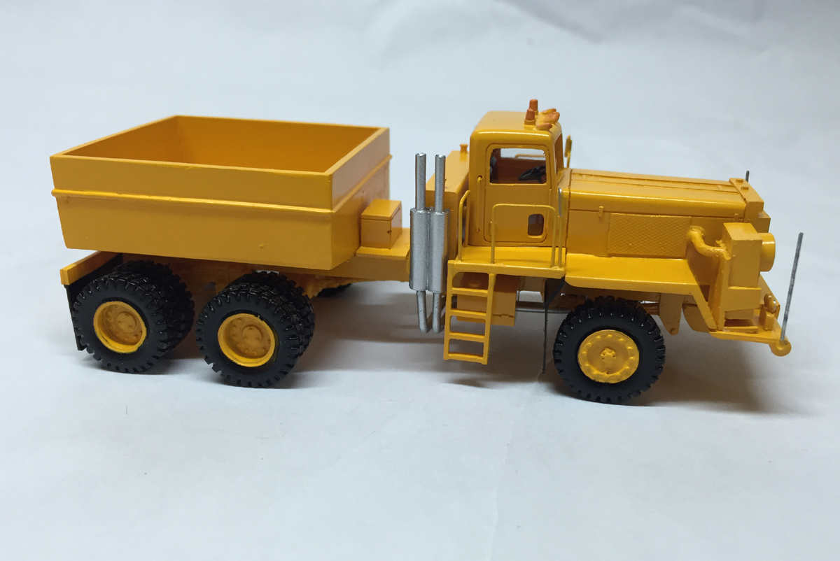 Hand Made Resin Model HO 1/87 Pacific P12W 6x4 Prime Mover RED 