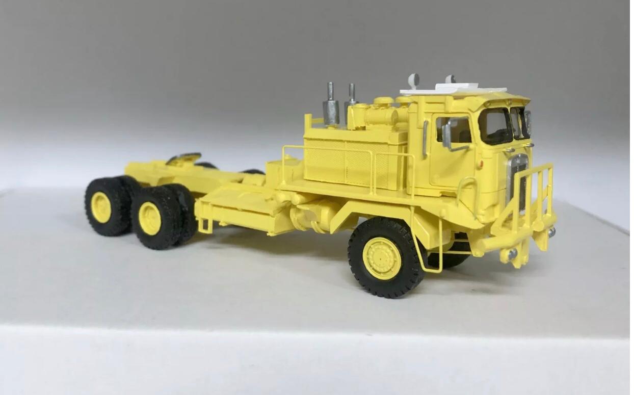 Blue Details about   HO 1/87 Kenworth 993 COE Oilfield Ready Made Resin Model 